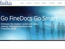 Tablet Screenshot of finedocs.com